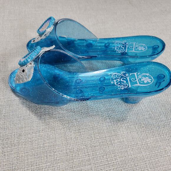 Disney Princess Frozen Elsa Dress and Shoes Set One Size Ages 3+ Play - Picture 11 of 13